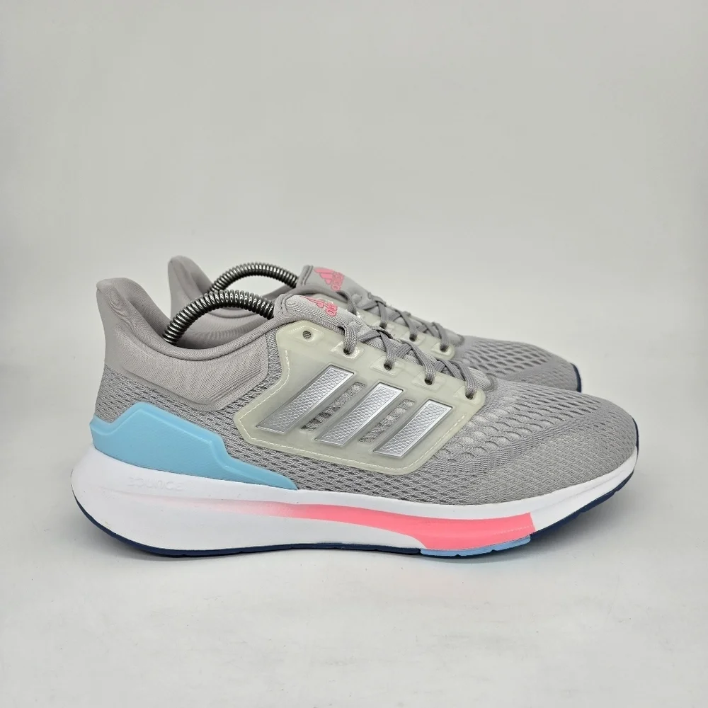 Adidas Women's EQ21 Run 'Dash Grey Almost Pink' Running Shoes Size 9